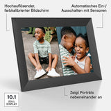 HD WiFi Digital Photo Frame, 10.1-Inch — Add Photos via the Aura App and Enjoy Free Unlimited Storage — Recommended as the "Best Digital Photo Frame" of 2026