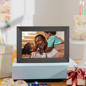 HD WiFi Digital Photo Frame, 10.1-Inch — Add Photos via the Aura App and Enjoy Free Unlimited Storage — Recommended as the "Best Digital Photo Frame" of 2026