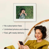 15-Inch WiFi Digital Photo Frame — The Ultimate Gift Choice. Send photos directly from your mobile phone, enjoy quick and easy setup via the dedicated app, and benefit from free, unlimited cloud storage.